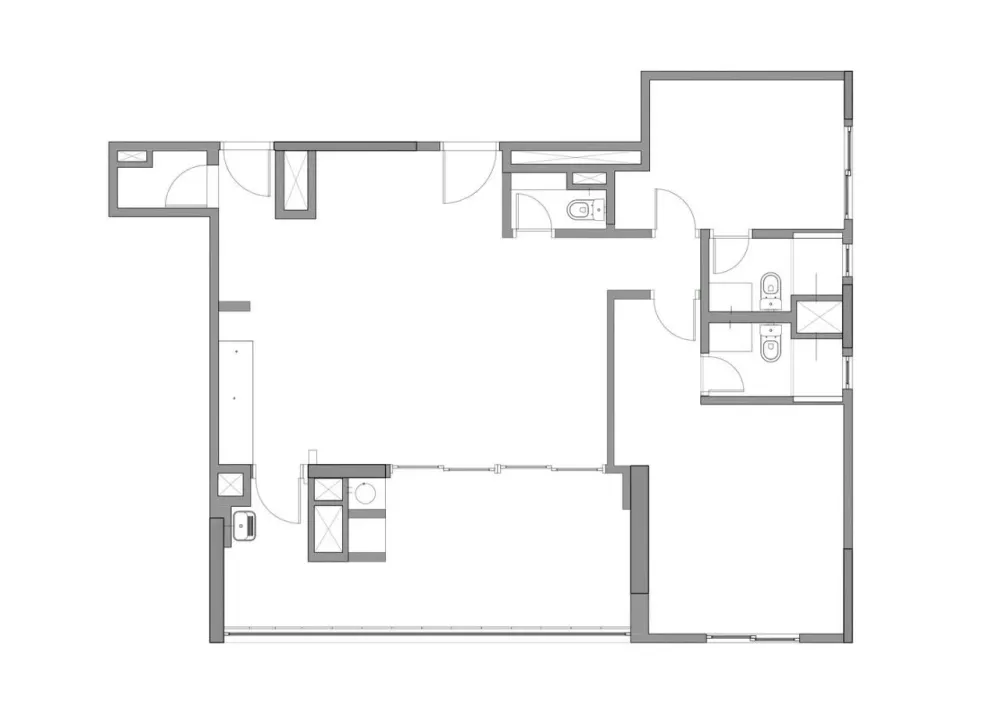 户型这么改,90㎡ 也有豪宅感!