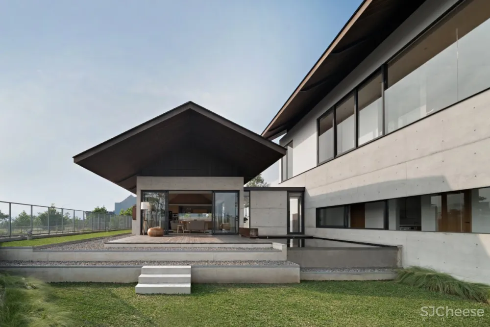 Pranala Associates | Iyashi House , 现代混凝土景观别墅