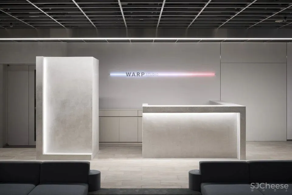 模糊图像与现实空间之间的界限 WARP办公空间 I IN Inc.