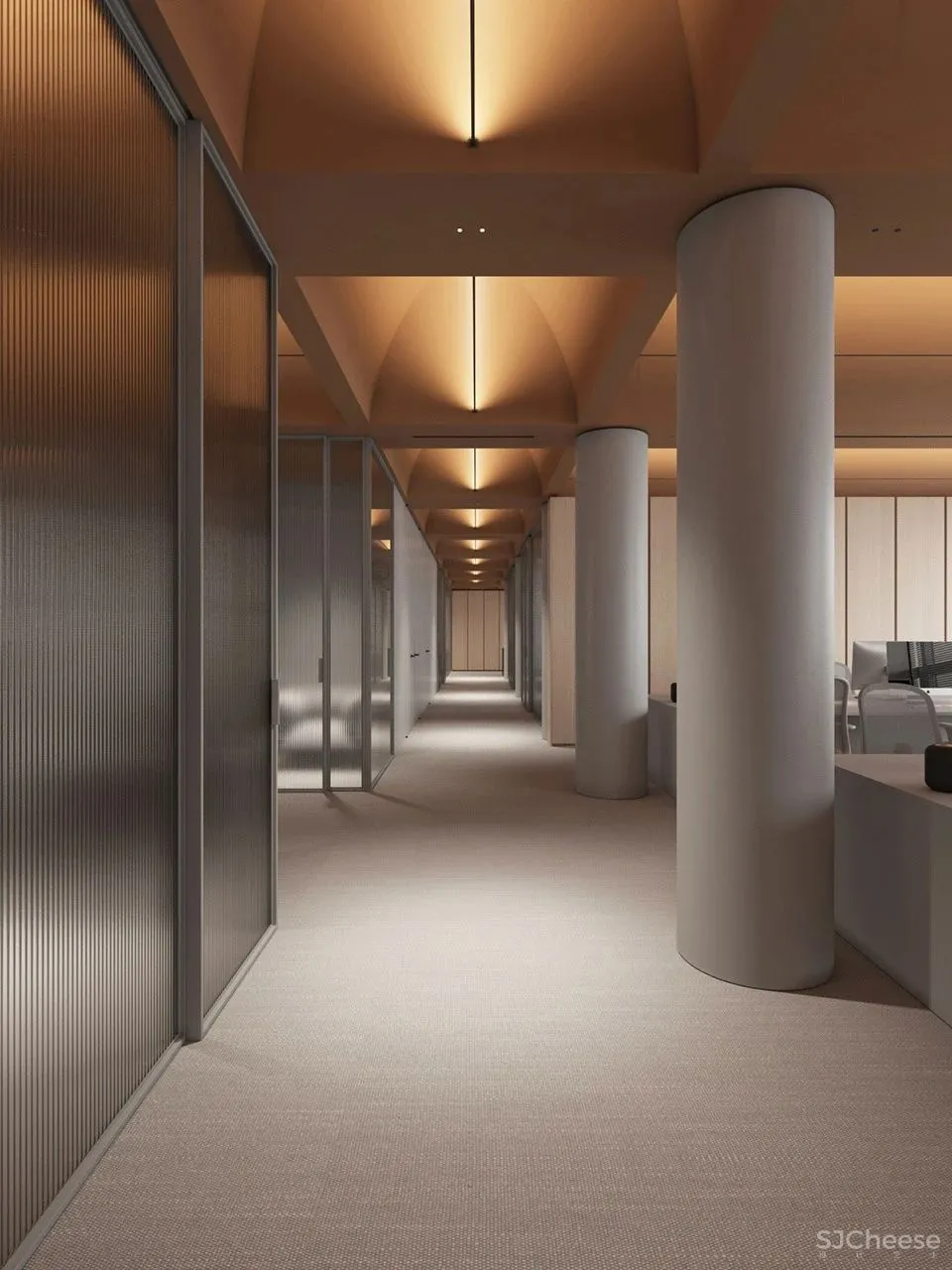 Konika Minolta办公室:平静的色彩序列 vorobey design