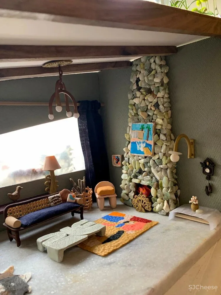 居家隔离的手工达人,用黏土捏出理想房间!每一个都超级惊艳!