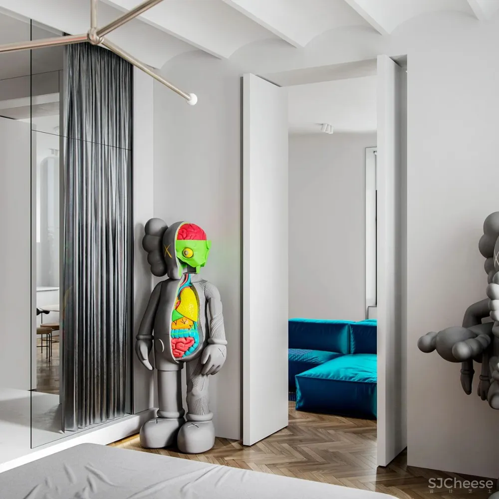 85㎡住宅,质感与极简的生活居所