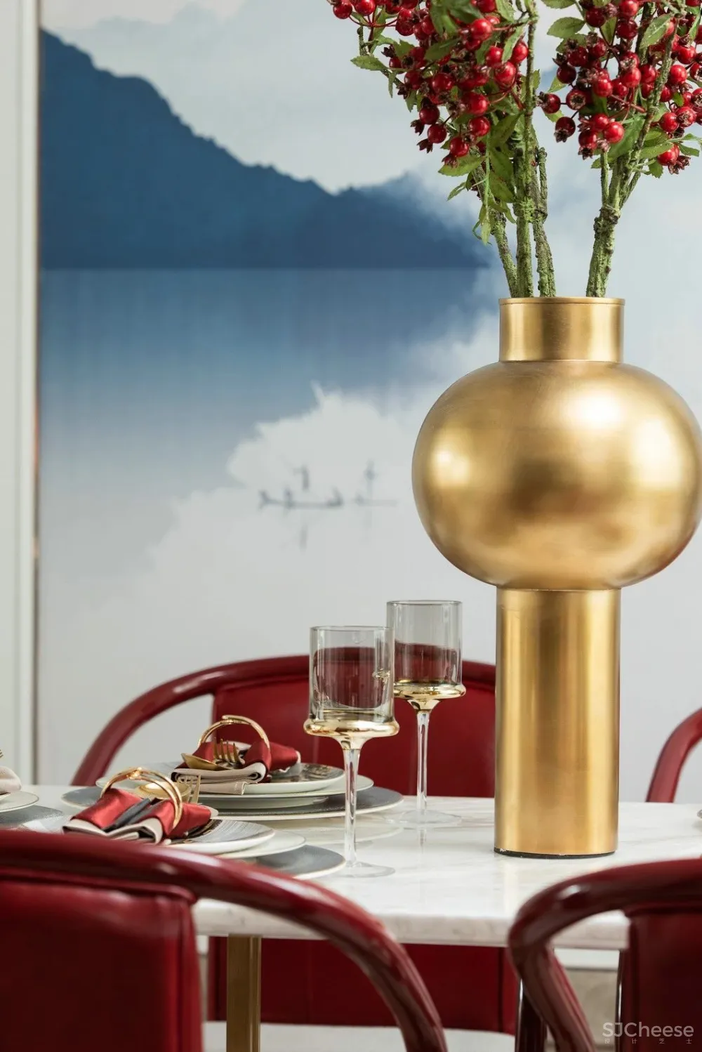 “新中式” “中国红”的设计，美妙绝伦！