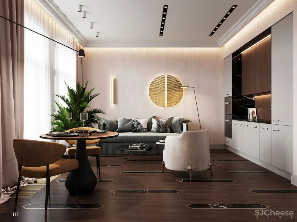 小户型,也能打造出大宅格调