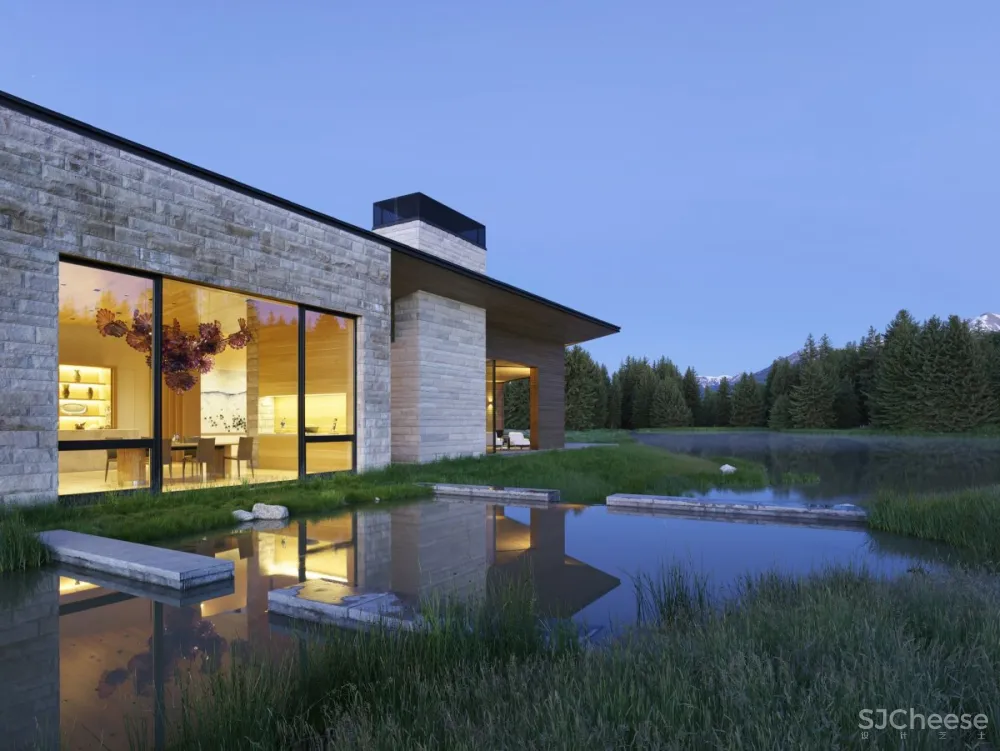 CLB Architects | Lefty Ranch House , 现代舒适的自然景观住宅