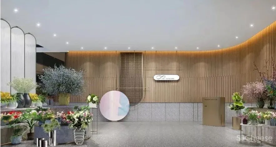 南京万科未来城售楼处 效果图和实景照片