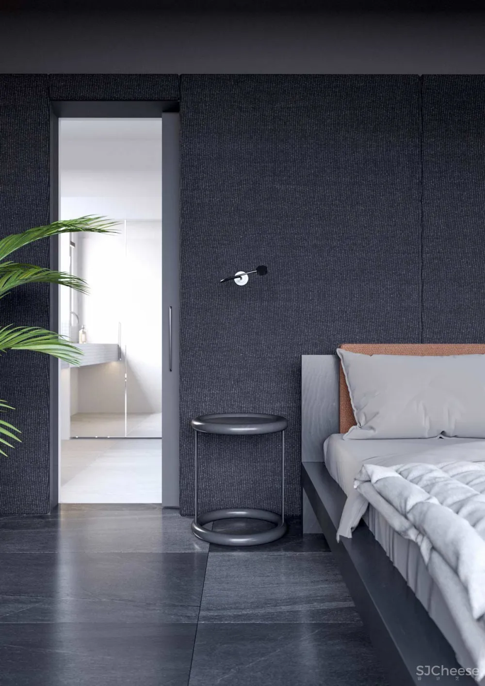 174㎡ 高级黑住宅,墙面这样设计更有质感