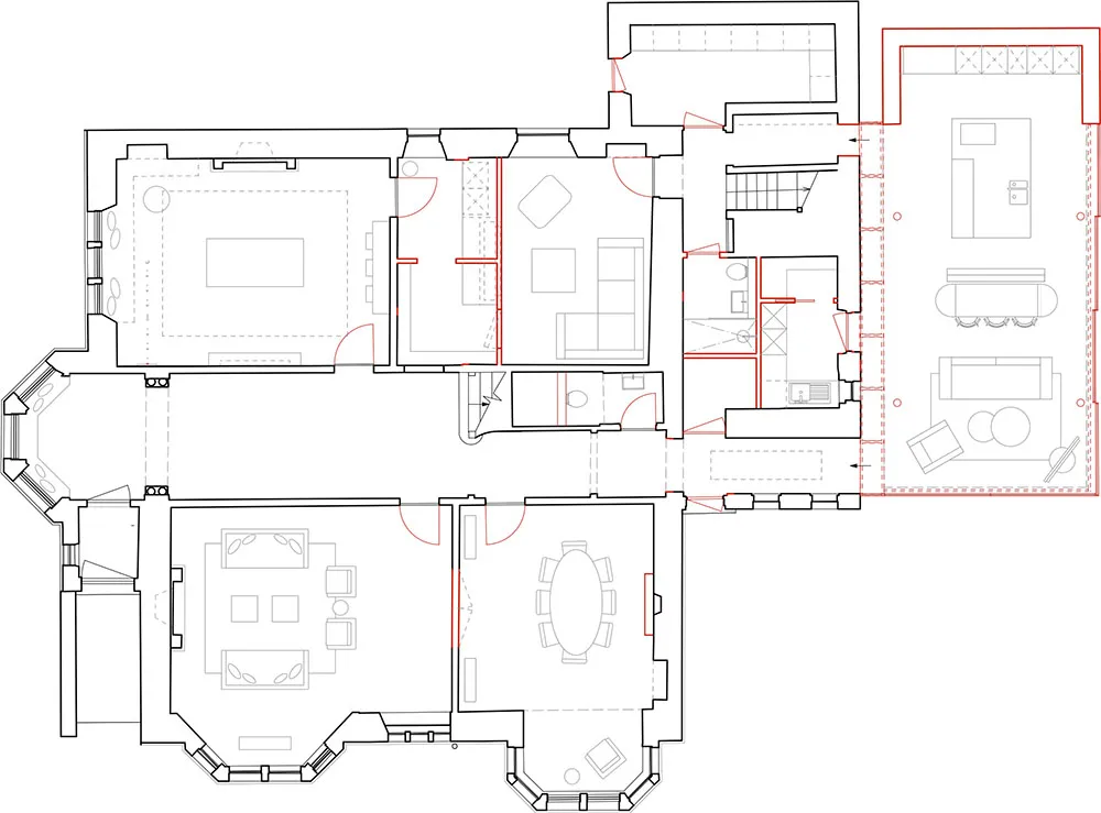 别墅旁边的这座玻璃亭子才是“画龙点睛”