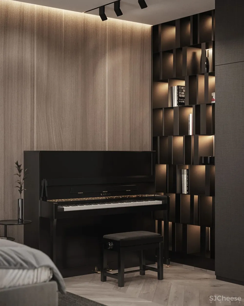 170㎡大都市住宅，大理石 胡桃木，绝对的美学！