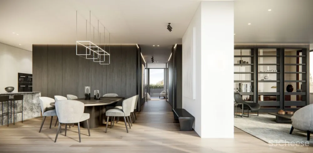 Conrad Architects | Malvern Townhouses , 现代轻奢的简约住宅