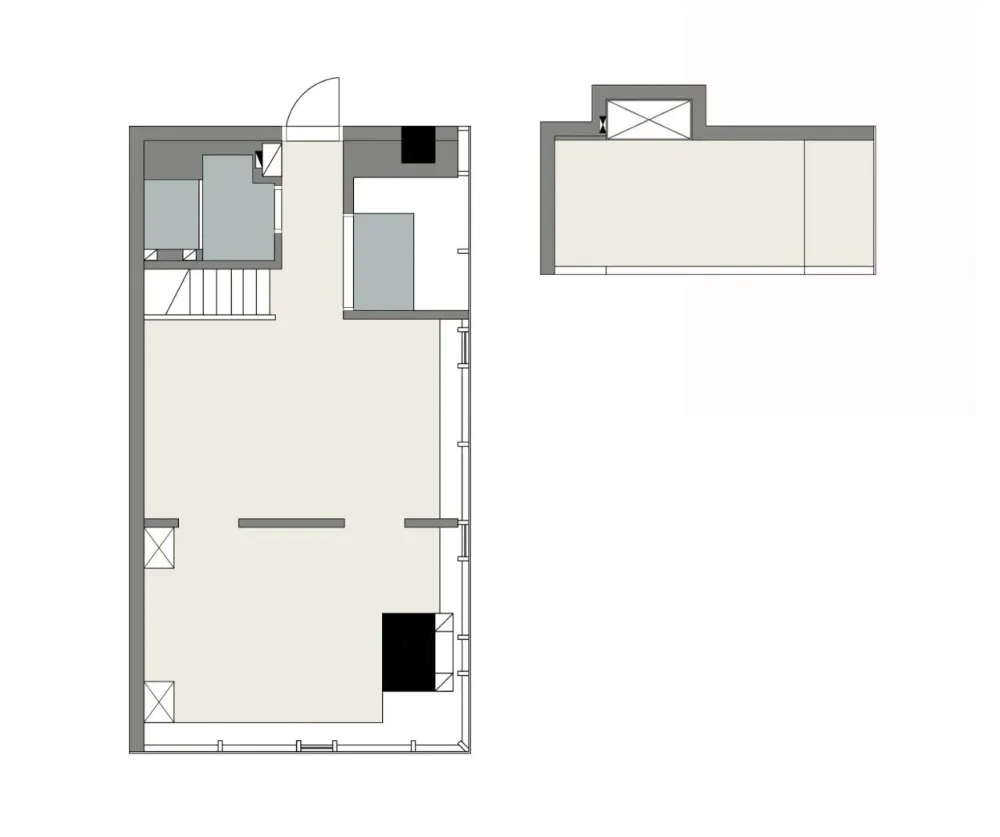 58㎡小家的L型玻璃幕墙,让小房也能拥有180°豪华夜景