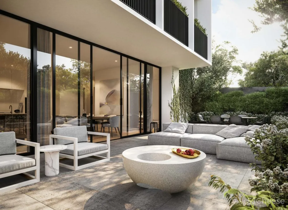 Conrad Architects | Malvern Townhouses , 现代轻奢的简约住宅