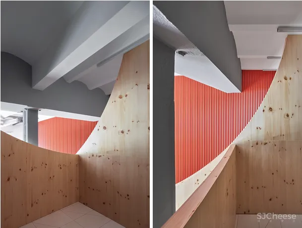 弧形隔断“森林” 西班牙Impress牙科诊所 Raúl Sánchez Architects
