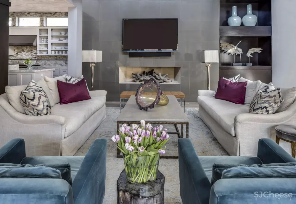 高级灰 蓝色，打造优雅的高贵感