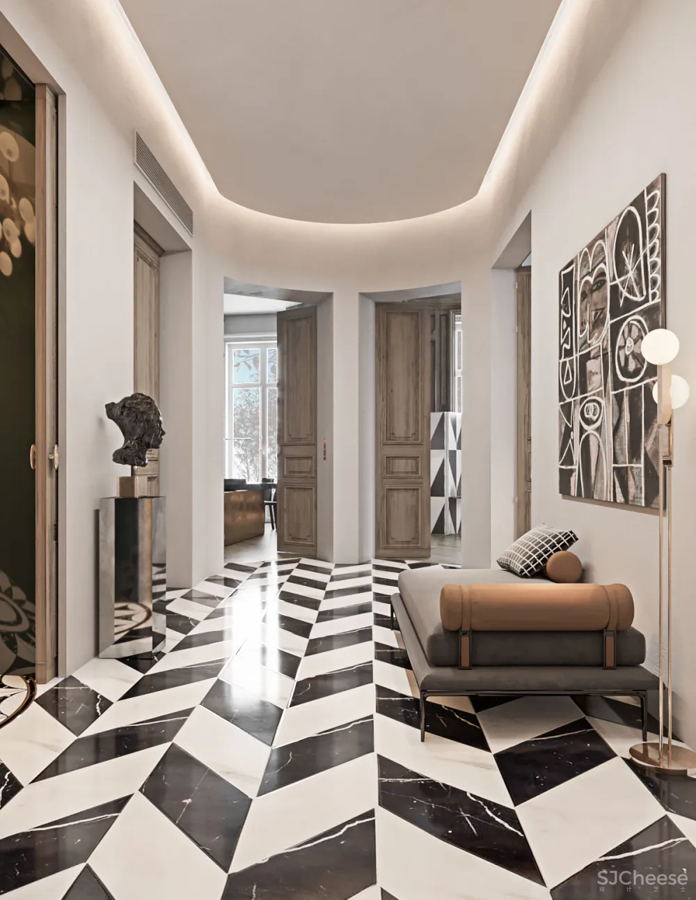 最美新古典两层公寓,贵族生活的正确打开方式!