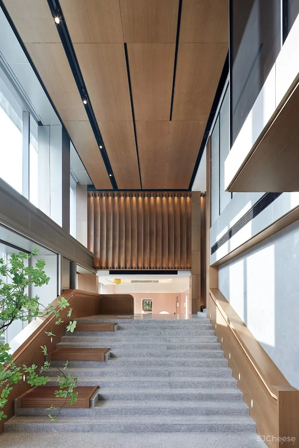 南京万科未来城售楼处 效果图和实景照片