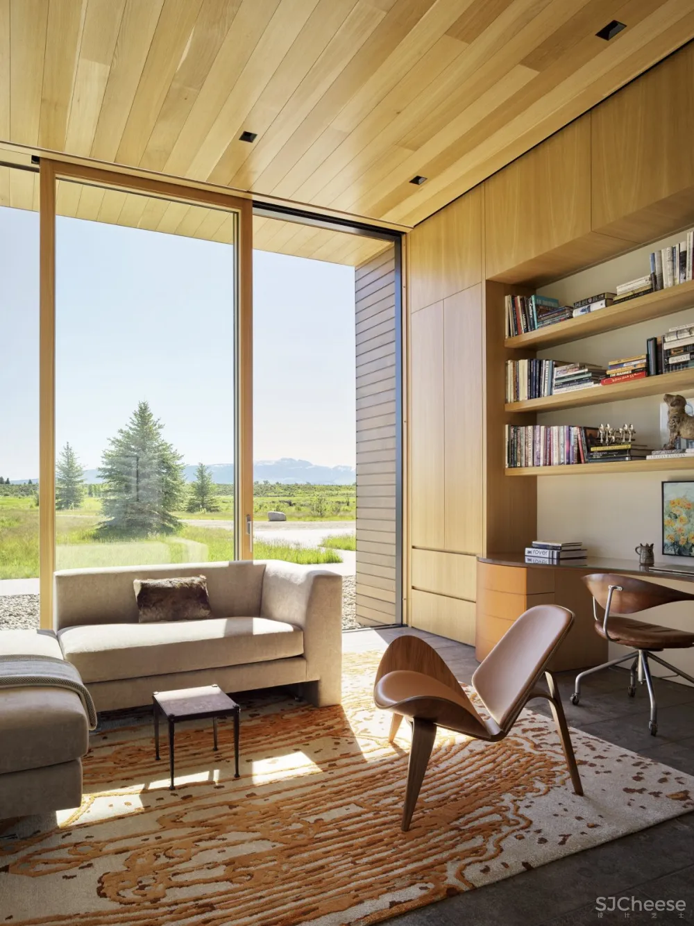 CLB Architects | Lefty Ranch House , 现代舒适的自然景观住宅