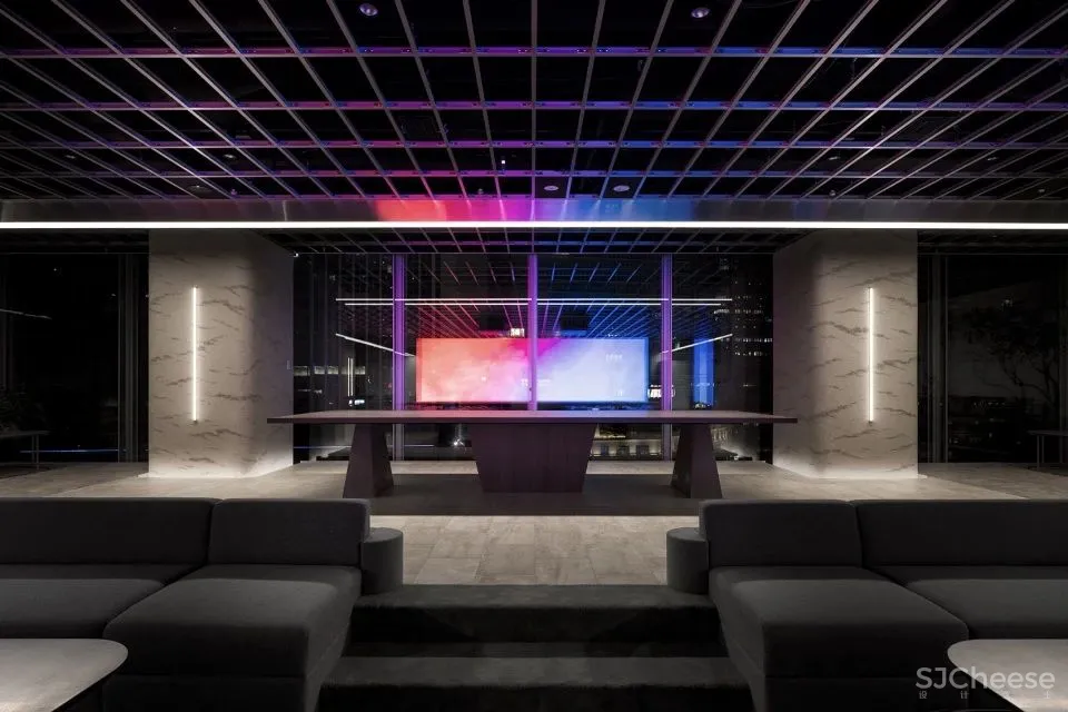 模糊图像与现实空间之间的界限 WARP办公空间 I IN Inc.