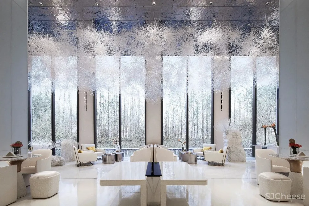 成都李益中空间 × 麓湖公馆销售中心:纯粹的仙子,轻盈的梦