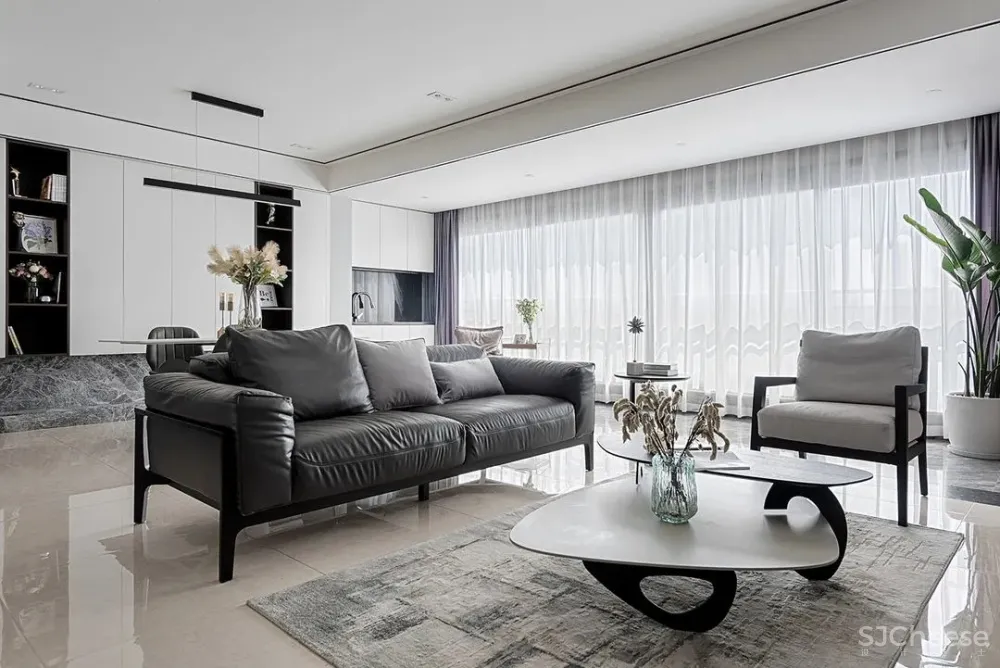 130㎡精装房改造，简约纯净的空间，才是生活的模样 初晨设计