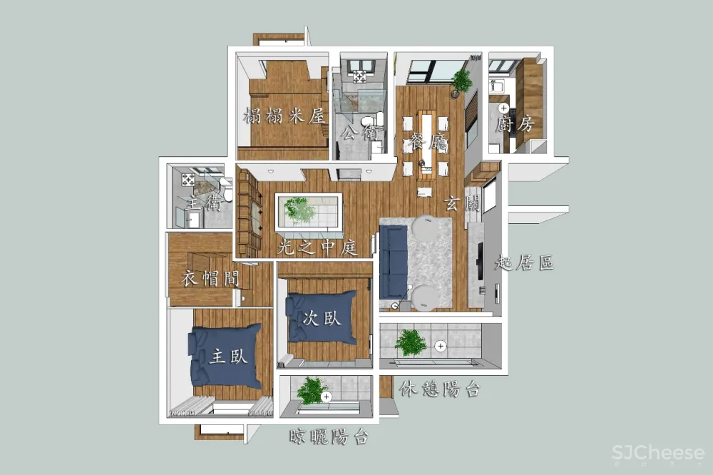 火到央视的极致毛坯房改造：家里什么都用白的，整个房子在发光