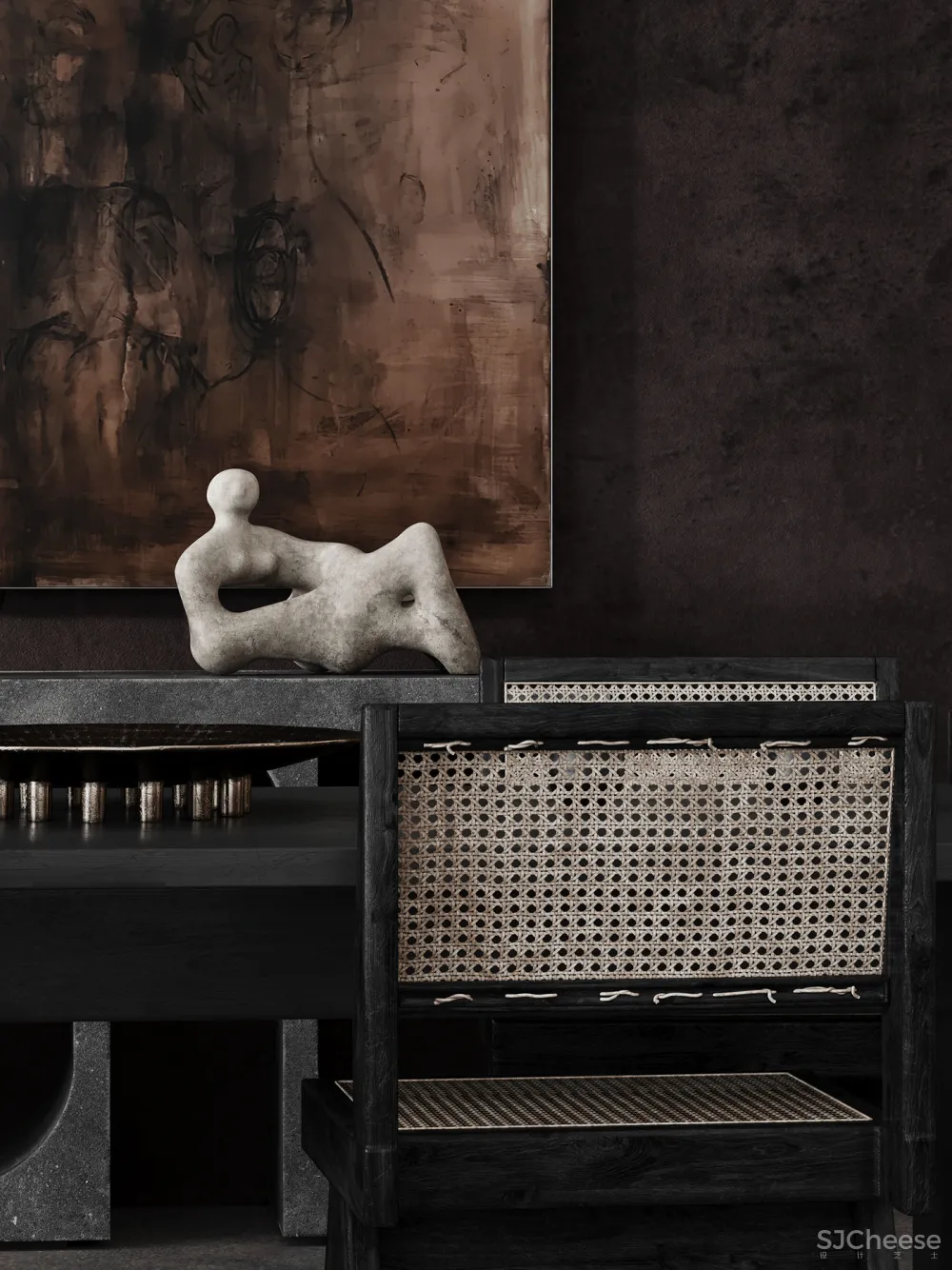 高冷色系空间,这质感太高级了!