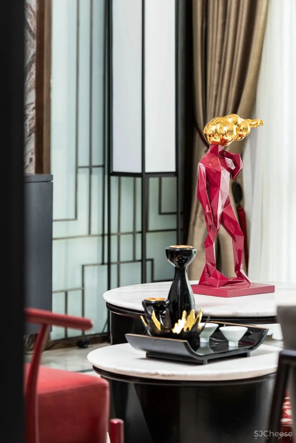 “新中式” “中国红”的设计，美妙绝伦！