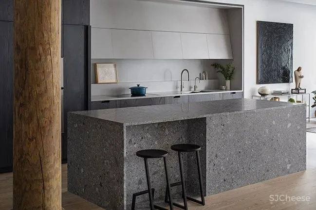 老宅翻新,用水磨石做点缀复古又高级!