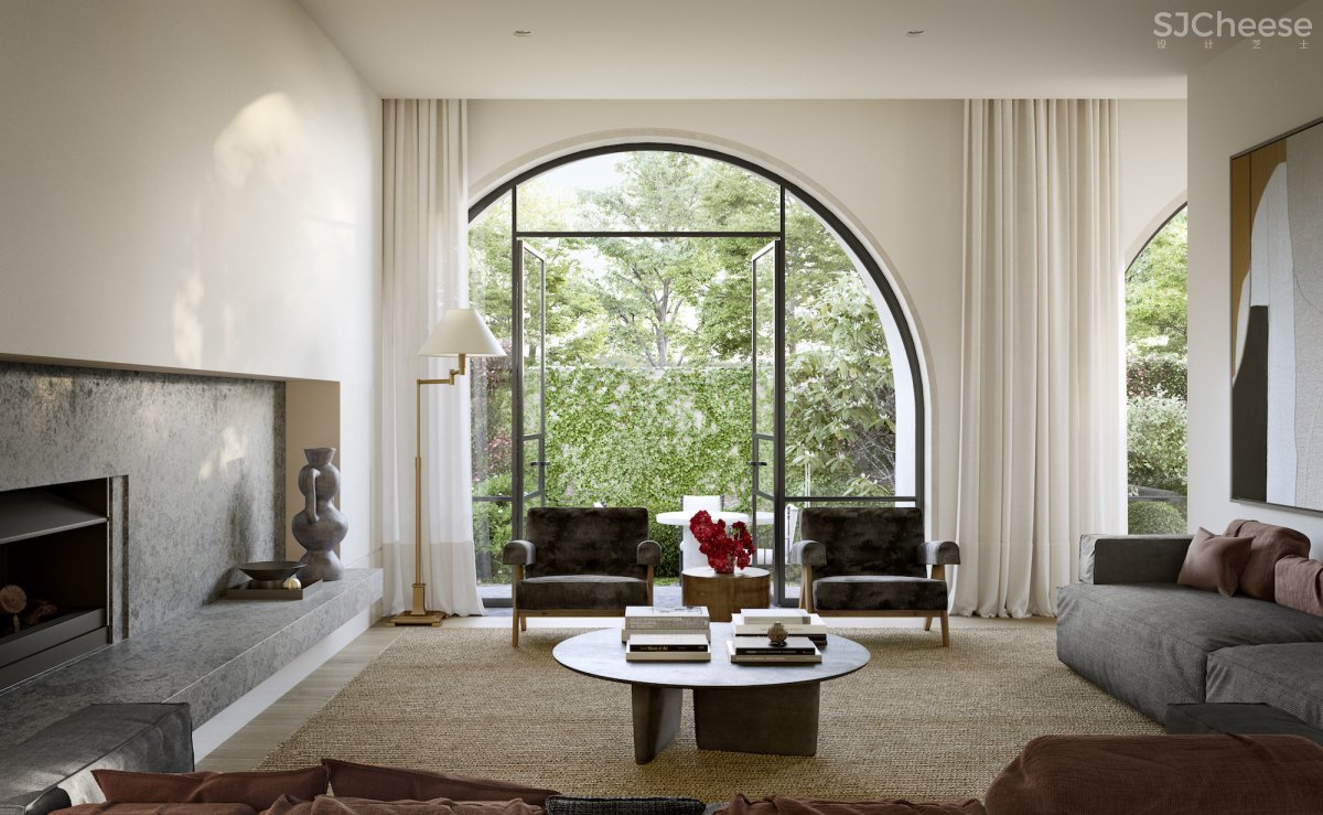 Jolson Architecture | Huntingtower Road , 自然主义的极简别墅