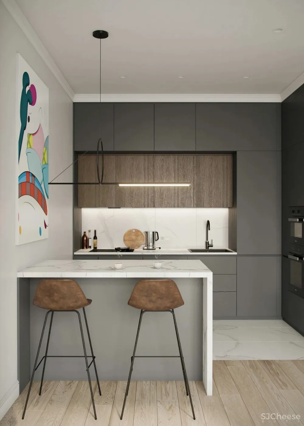 现代简约白私宅,藏不住的精致美好!