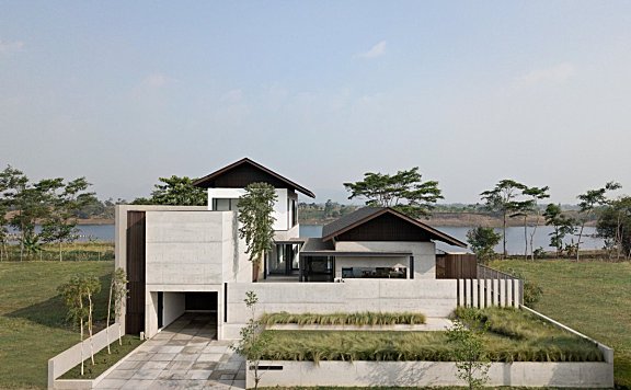 Pranala Associates | Iyashi House , 现代混凝土景观别墅