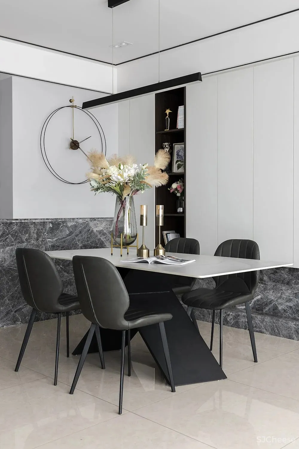 130㎡精装房改造，简约纯净的空间，才是生活的模样 初晨设计