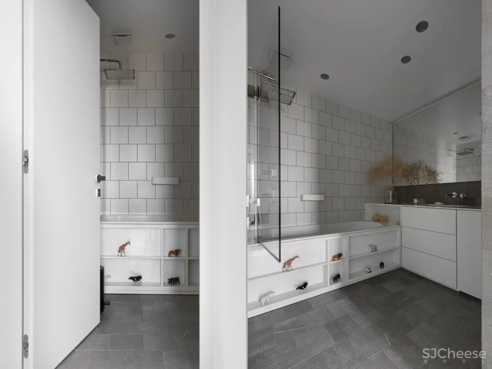 一家三口93.5平米,正是合适的惬意与舒适