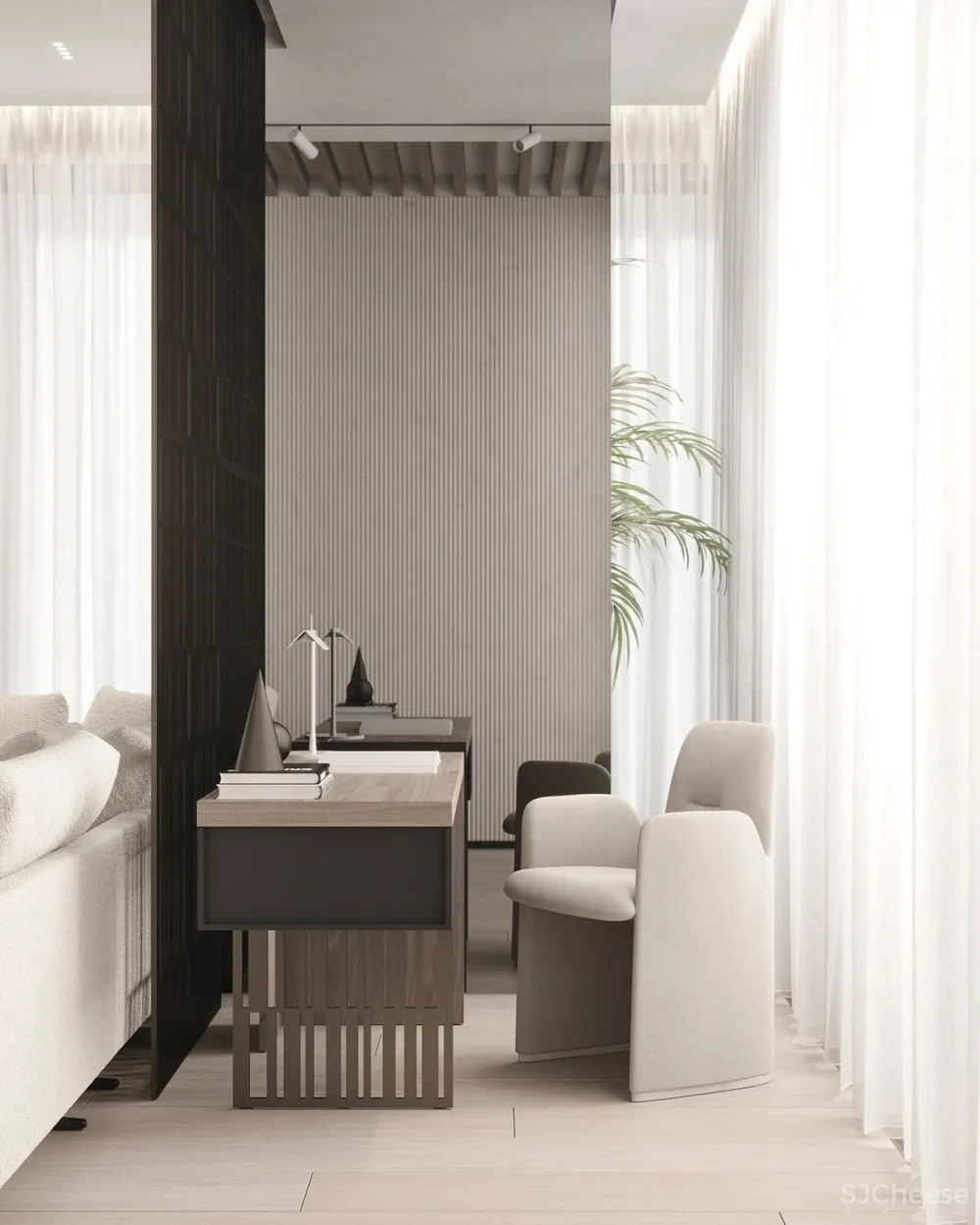 170㎡大都市住宅，大理石 胡桃木，绝对的美学！