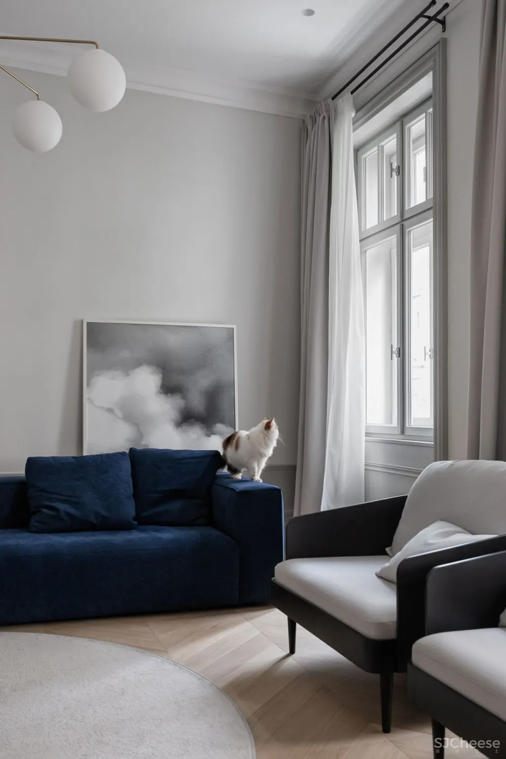 Autori | Apartment O , 优雅知性的极简住宅