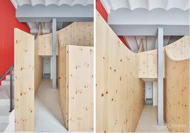 弧形隔断“森林” 西班牙Impress牙科诊所 Raúl Sánchez Architects
