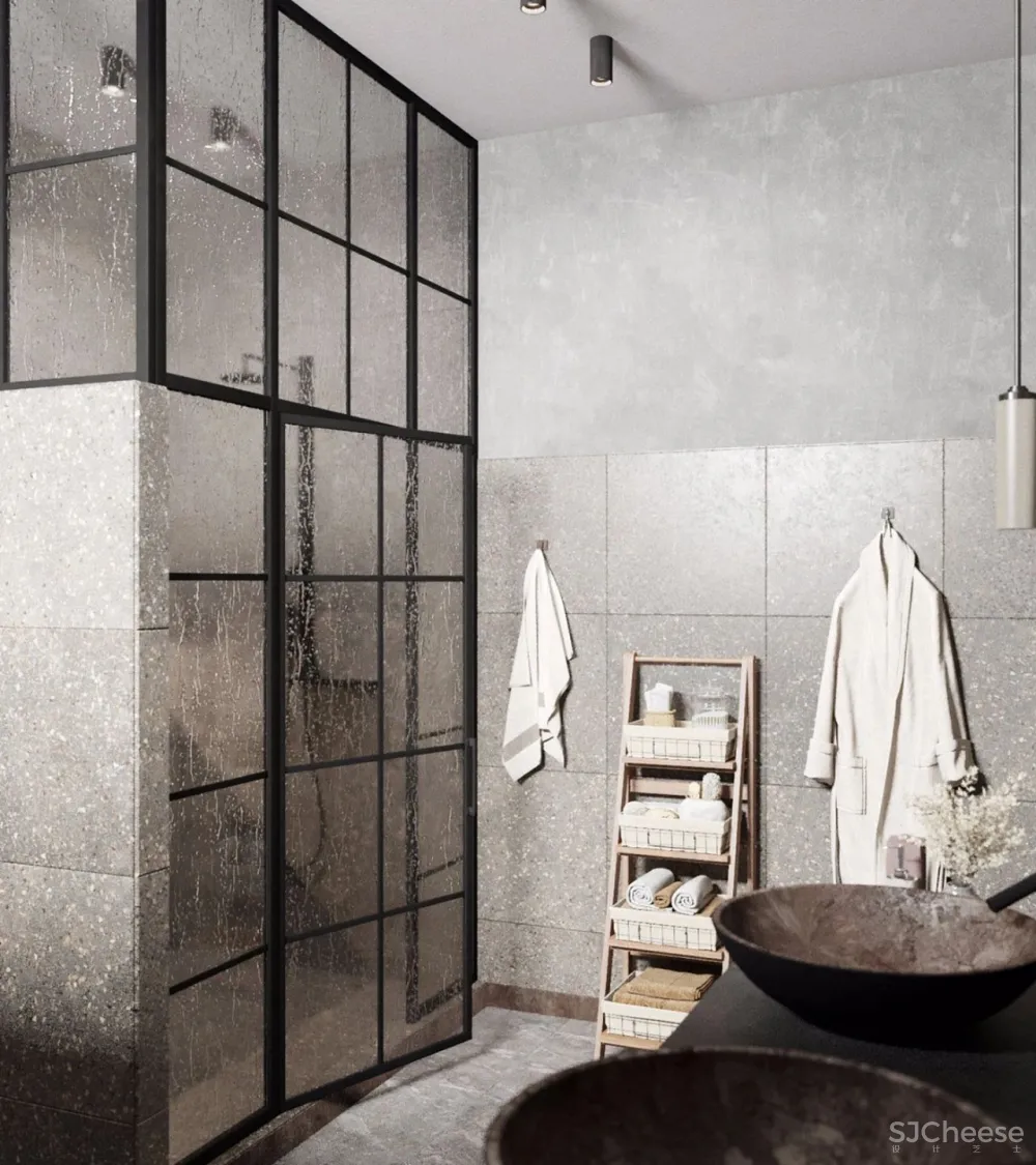 165㎡前卫复古风住宅,刚柔并济,优雅出新高度!