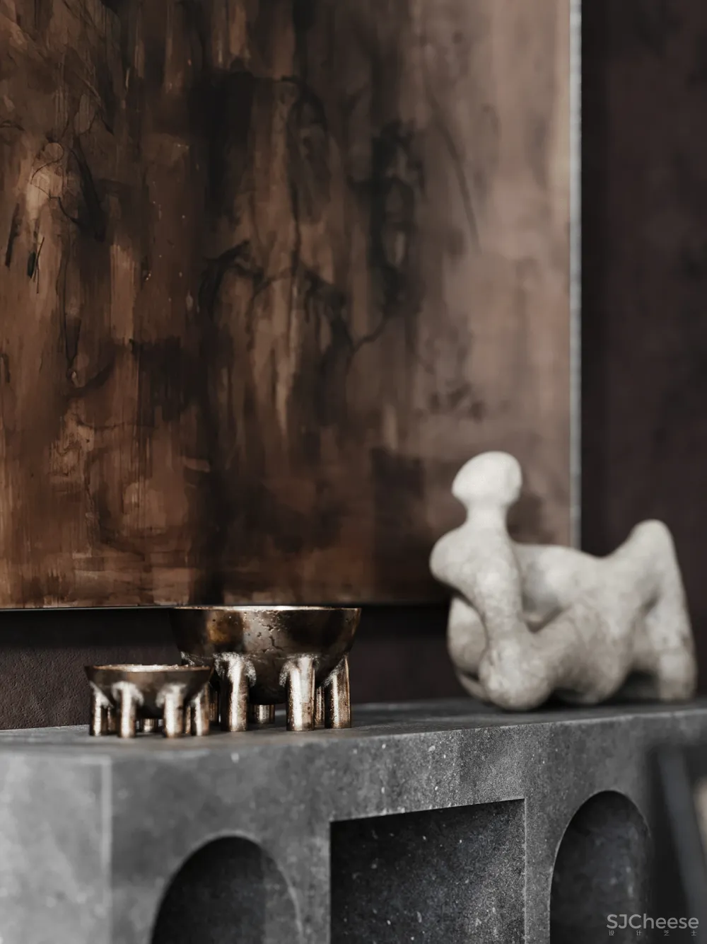 高冷色系空间,这质感太高级了!