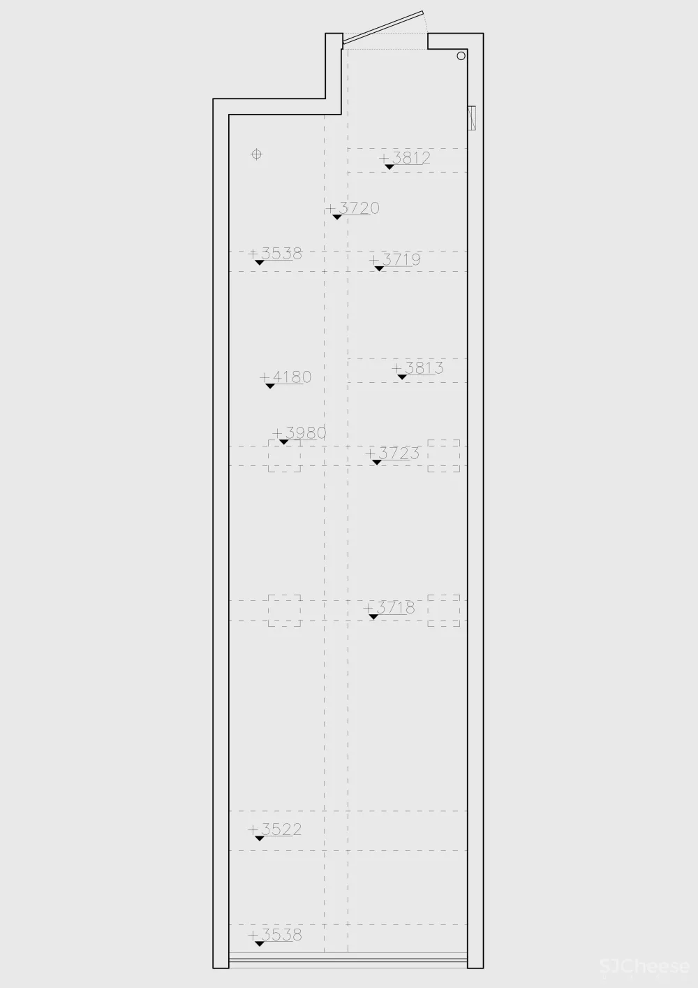 33㎡,3.5m高,3m宽,竟然变身双层豪宅?70后商务男的家,深色的大气!