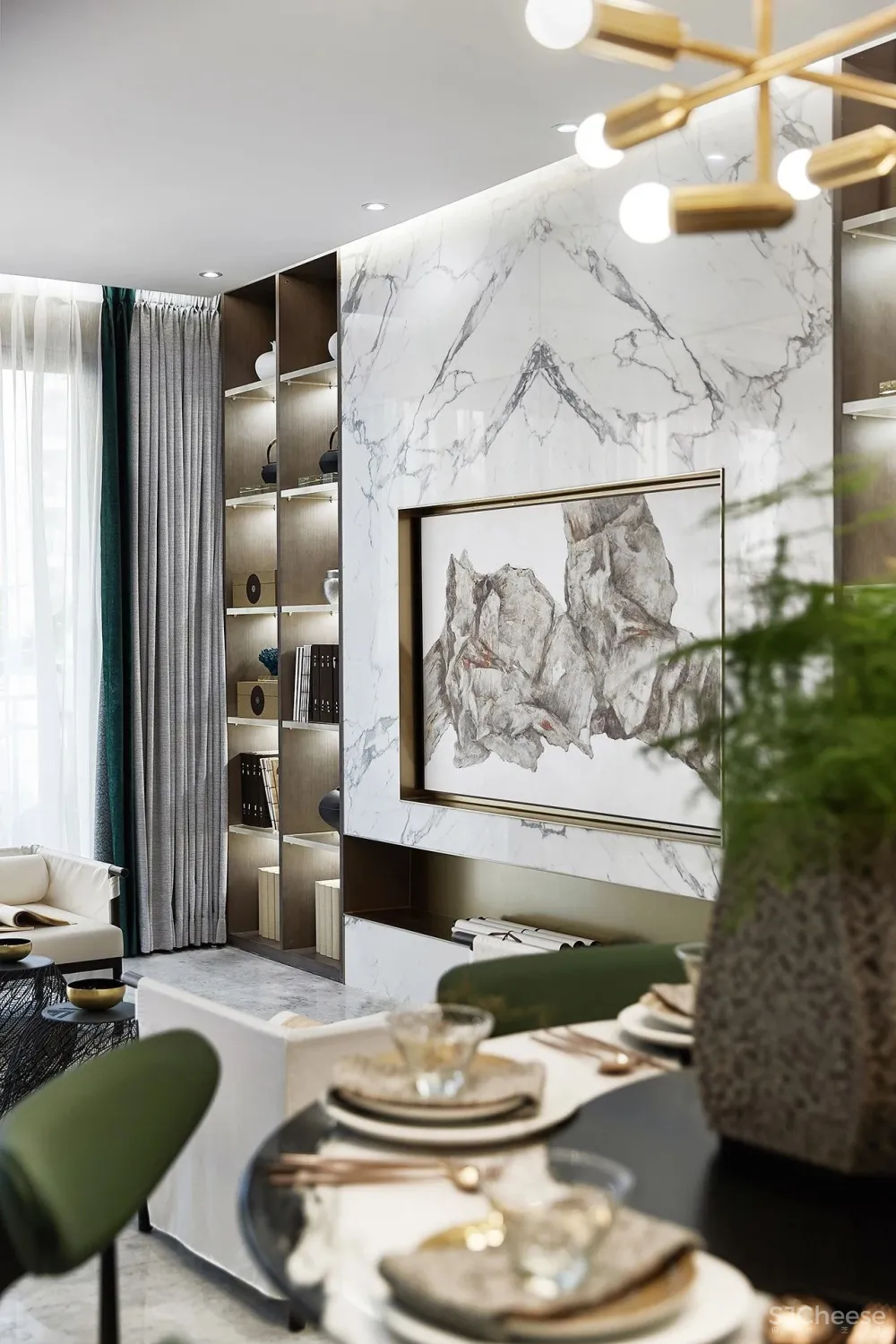 史南桥 189㎡现代都市样板间,非凡气质的至臻格调!