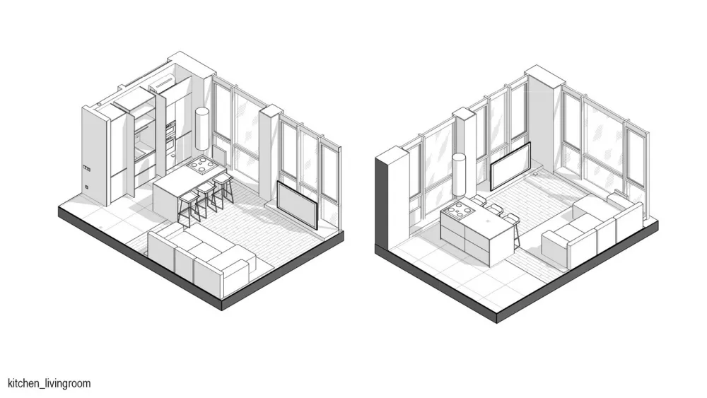 乌克兰基辅 - 68㎡质感北欧，简而雅的生活