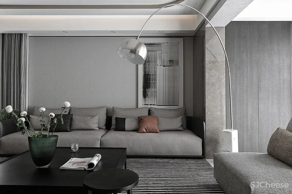 228㎡ 现代风简约住宅,舒适随性让生活回归本质