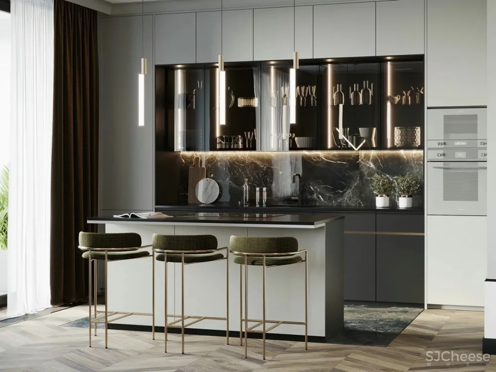 140㎡精致轻奢美宅，品味小资生活的浪漫情调！