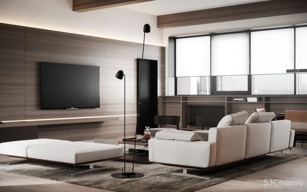 自然简约的两层公寓，一家四口的温馨日常！