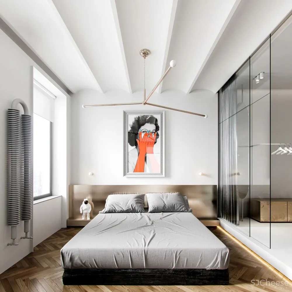 85㎡住宅,质感与极简的生活居所