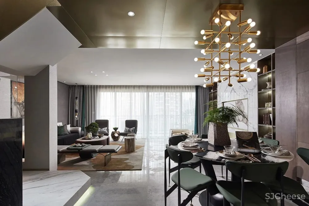 史南桥 189㎡现代都市样板间,非凡气质的至臻格调!