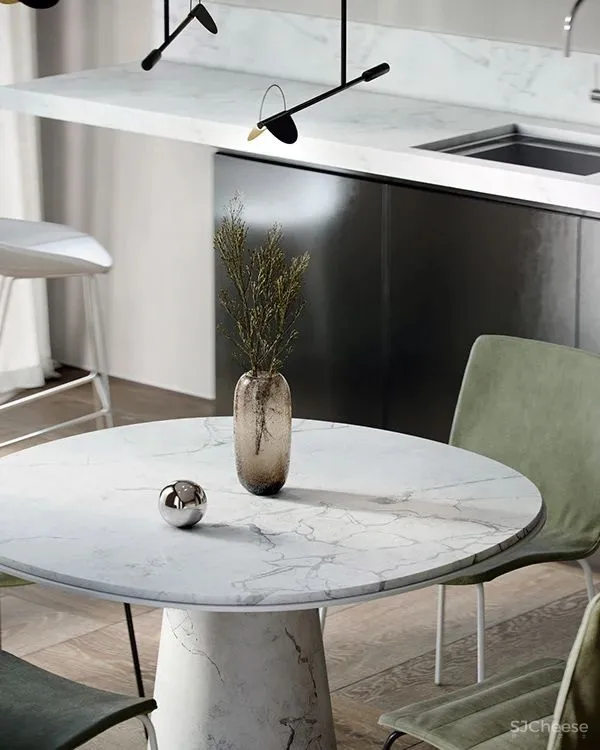 79㎡ 轻奢一房，每个细节都很有设计感！