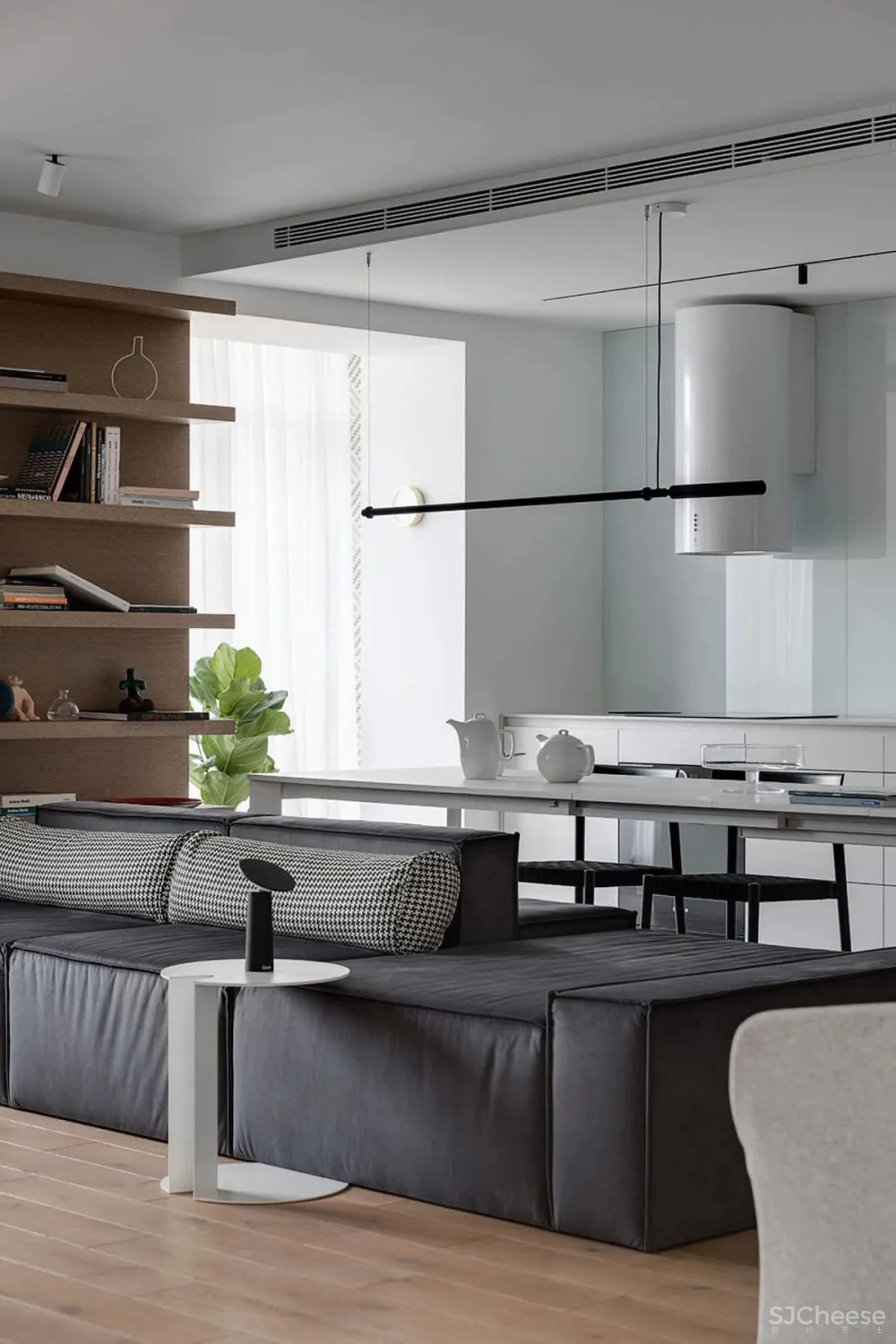 一家三口93.5平米,正是合适的惬意与舒适