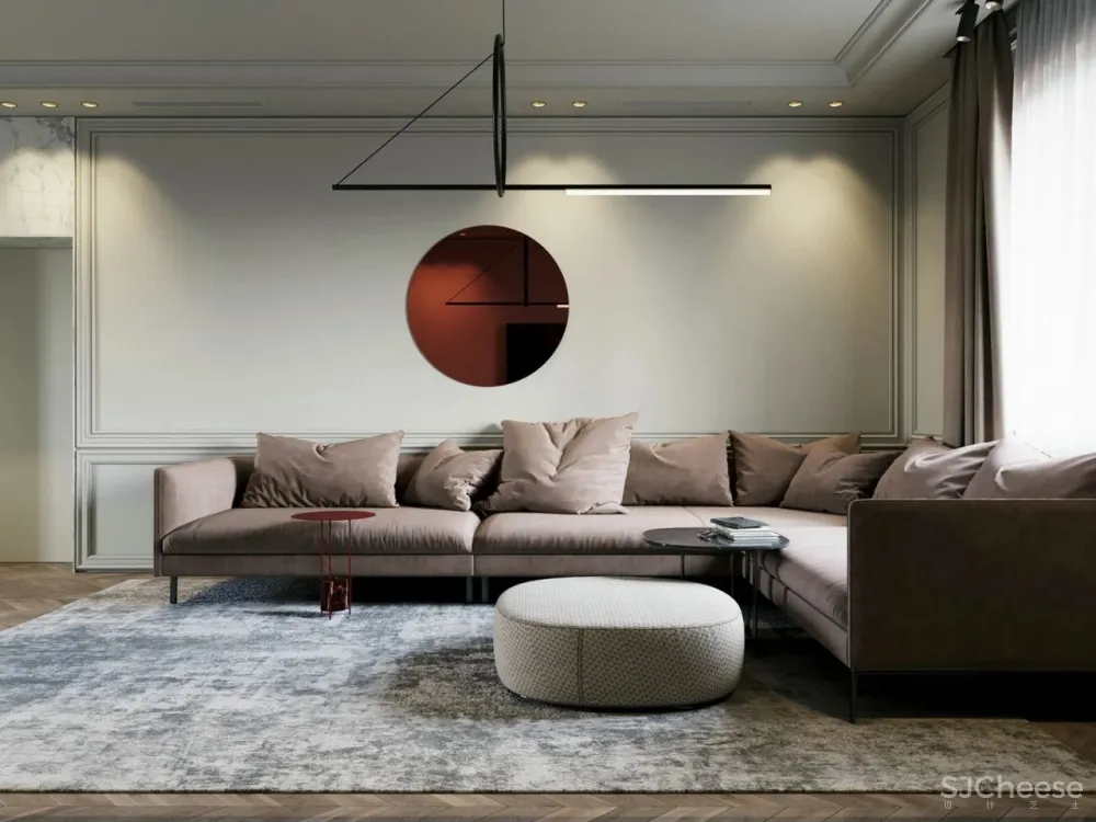 现代简欧住宅，淡雅生活的精致居所！