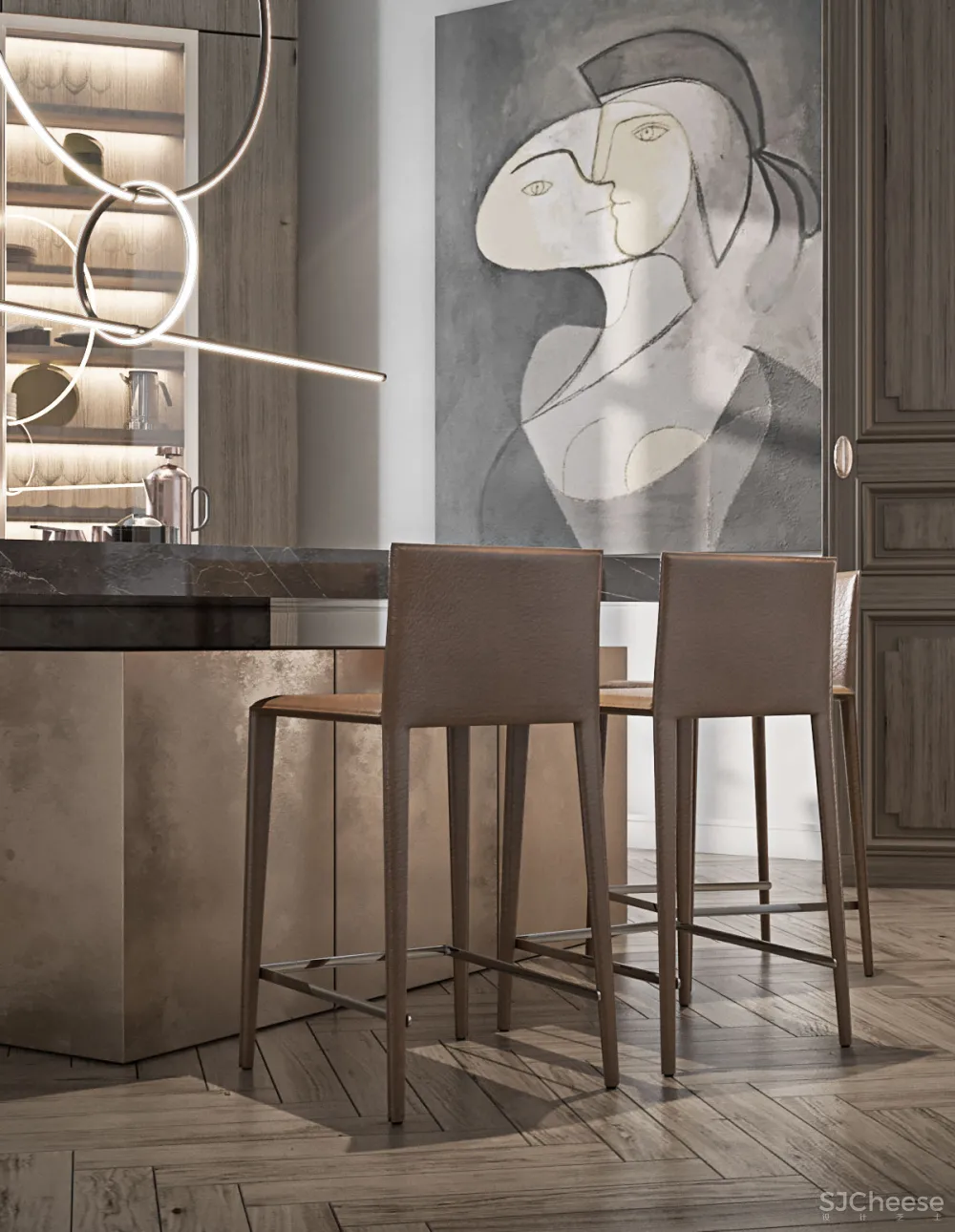 最美新古典两层公寓,贵族生活的正确打开方式!